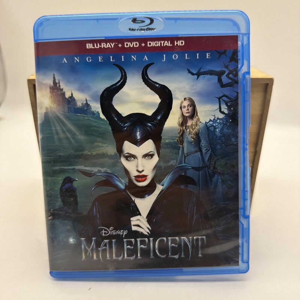 Maleficent Blu-ray DVD Disney 2014 Angelina Jolie Action Adventure PG Movie